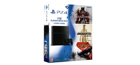 PS4 1TB UnchartedCollection Bloodborne GoWIIIRemaster 121215